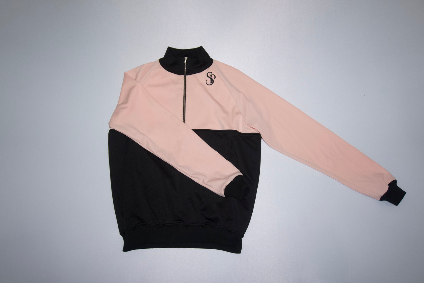 Men's Two Tone Half Zip Jacket